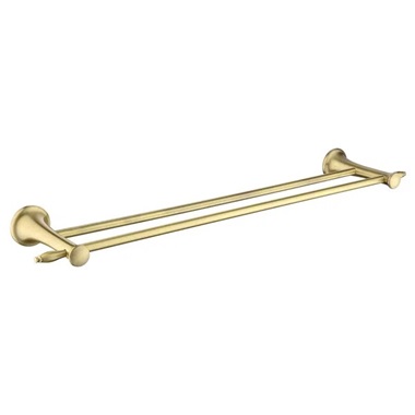 Ferro Antica dupla törölközőtartó 60 cm, antik bronz
