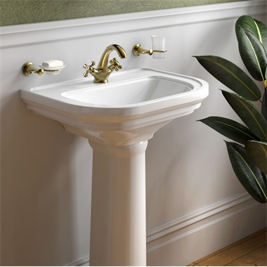 Ferro Antica mosdócsaptelep, bronz