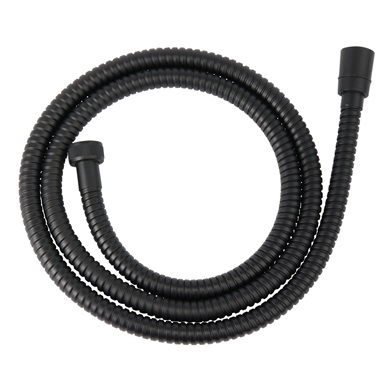Ferro csavarodásmentes zuhanycső 150 cm fekete, fém
