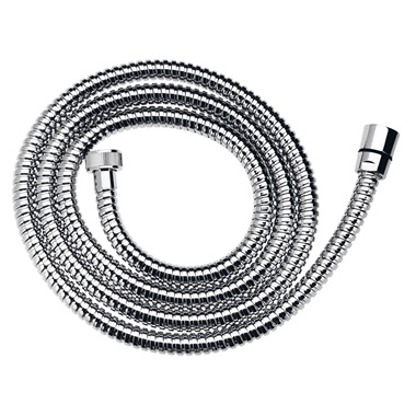 Ferro csavarodásmentes zuhanycső kónuszos véggel 175 cm, króm