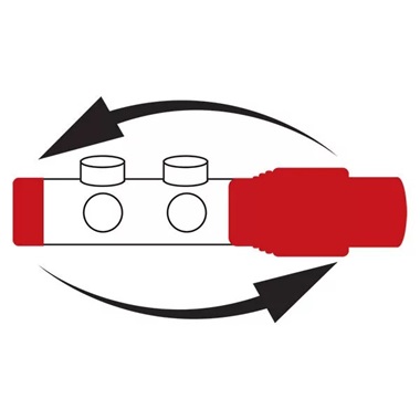 Ferro egybeépített termosztátos sarok radiátorszelep szett, króm
