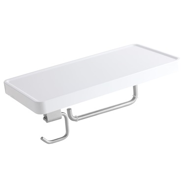 Ferro Emotion polc WC-papír tartóval és akasztóval