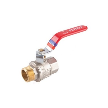 Ferro F-Power golyóscsap lapátkarral 3/4" toldatos KB