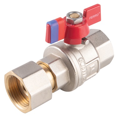 Ferro F-Power golyóscsap pillangókarral, 1/2" BB