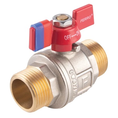 Ferro-Power golyóscsap pillangókarral 3/4" KK 