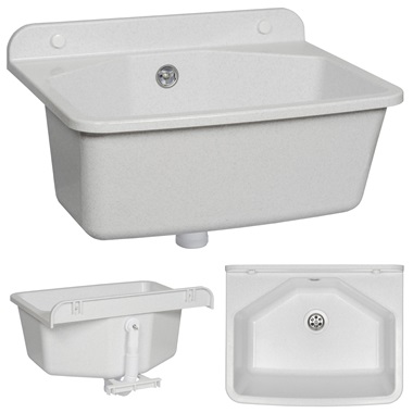 Ferro falikút 46x37 cm, fehér 