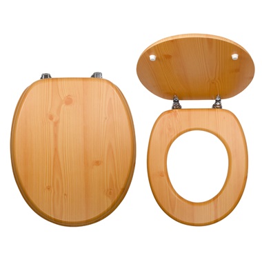 Ferro MDF WC ülőke, fa hatású