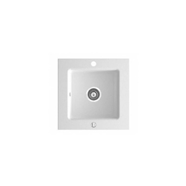 Ferro Kizz mosogatótálca 1 medencés, gránit fehér