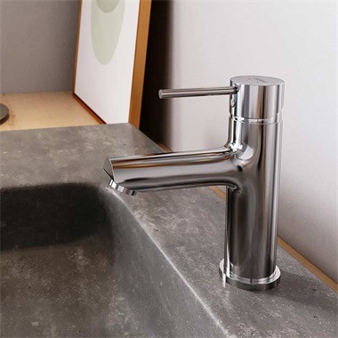 Ferro Fiesta egykaros álló mosdó csaptelep Click-Clack leeresztővel, króm