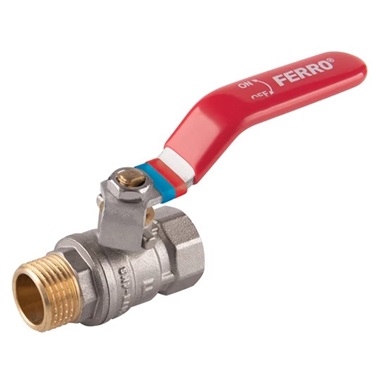 Ferro F-Comfort golyóscsap lapátkarral 5/4" KB