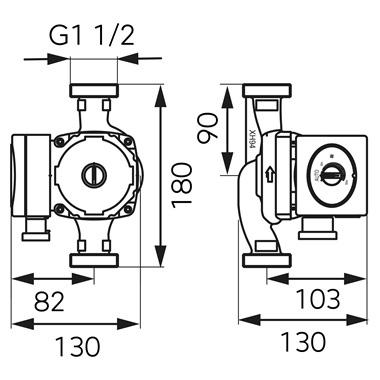 Ferro GPA II 25-60 180 keringetőszivattyú