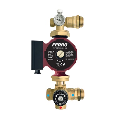 Ferro keringetőszivattyú szabályozó szett padlófűtésre,