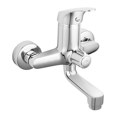 Ferro One fali kádcsaptelep elforgatható kifolyóval, króm