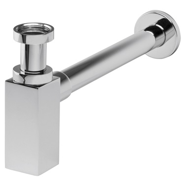 Ferro Quadro szögletes búraszifon,G5/4"x32 mm, króm