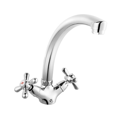 Ferro Retro New  álló konyhai csaptelep, króm