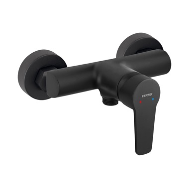Ferro Ritto Black egykaros zuhanycsaptelep, matt fekete
