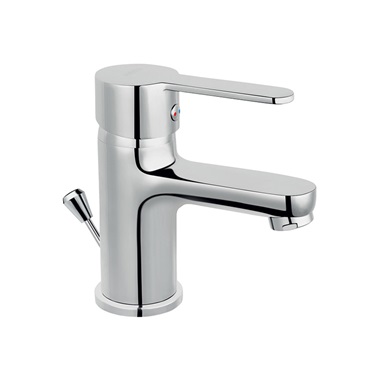 Ferro Savio egykaros mosdó csaptelep automata leeresztővel, króm