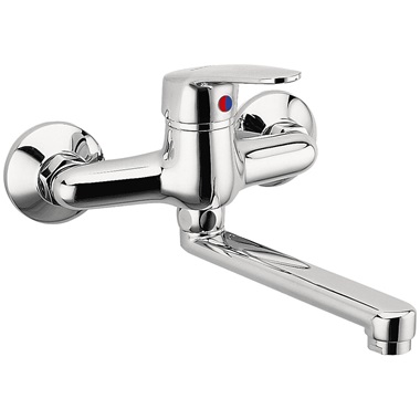 Ferro Smile fali mosdó csaptelep, króm