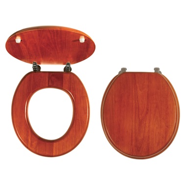 Ferro WC ülőke Soft-Close, fahatású,dió, MDF