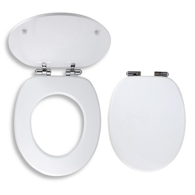 Ferro MDF WC ülőke, soft close, Easy Click fehér
