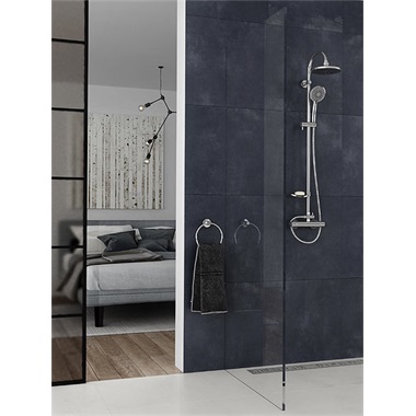 Ferro Trinity zuhanyrendszer csapteleppel, króm