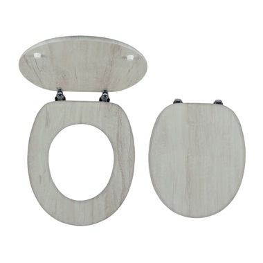 Ferro wc ülőke, MDF fém-króm rögzítőelemek