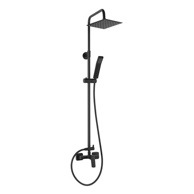 Ferro Vitto Verdeline zuhanyrendszer,  matt fekete