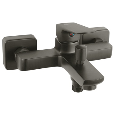 Ferro Vitto Verdeline fali kádcsaptelep, gun metal