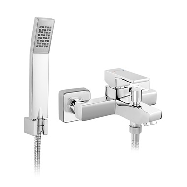 Ferro Zicco kád csaptelep zuhanyszettel, króm