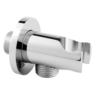 Ferro zuhanycsatlakozó sarok zuhanytartóval 1/2", króm
