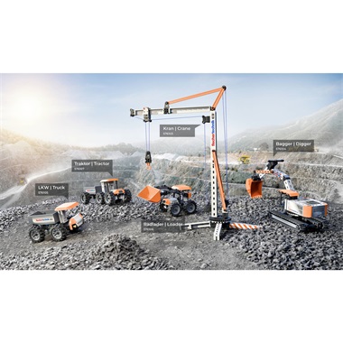 Fischertechnik építőjáték 576103 daru