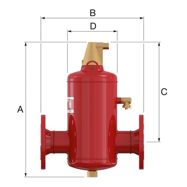 Flamco Famcovent Smart 150 F légleválasztó
