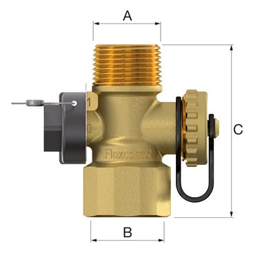 Flamco FlexControl M leeresztő 3/4" R