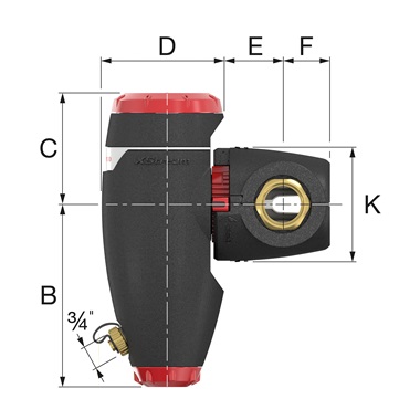 Flamco XStream Clean iszampelválasztó 3/4"