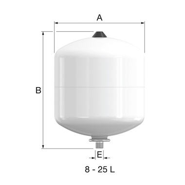 Flamco Flofix tágulási tartály ivóvízhez 18 l