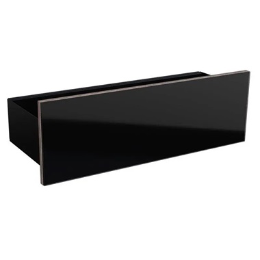 Geberit Acanto fali polc 45x14,8x15,9 cm, fekete