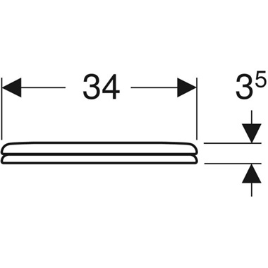 Geberit Bambini gyermek WC-ülőke, rögzítés alulról, fehér