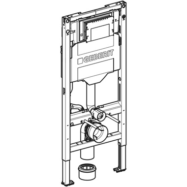 Geberit Duofix fali WC-szerelőelem, 112 cm, Sigma 12 cm-es falsík alatti öblítőtartállyal Geberit Duofix fali WC-szerelőelem, 112 cm, Sigma 12 cm-es falsík alatti öblítőtartállyal