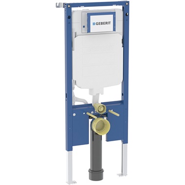 Geberit Duofix fali WC-szerelőelem 114 cm, Sigma 8 cm-es falsík alatti öblítőtartállyal