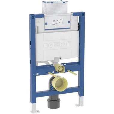 Geberit Duofix fali WC-szerelőelem, 82 cm, Omega 12 cm-es falsík alatti öblítőtartállyal