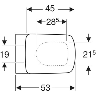 Geberit Duofix wc szett delta 20 króm "g30" /szerelőkeret + nyomólap + zajcsökkentő + fali rögzítő + wc csésze + ülőke/