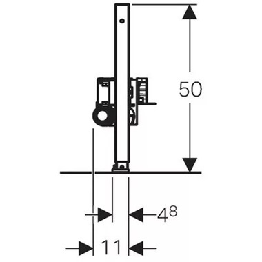 Geberit Duofix zuhany szerelőelem D40 "A"