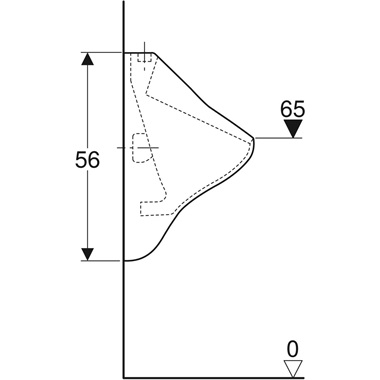 Geberit Felix vizelde 35x56x35,5 cm, fehér