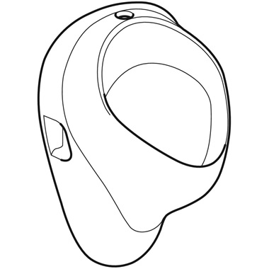 Geberit Felix vizelde 35x56x35,5 cm, fehér