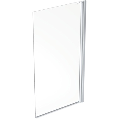 Geberit Geo kádparaván 150x80 cm,ezüst, átlátszó