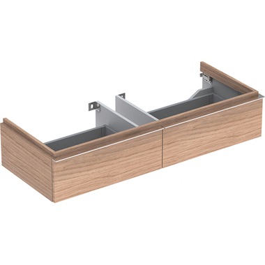 Geberit alsó szekrény mosdóhoz 2 fiókkal, 120 cm,természetes tölgy