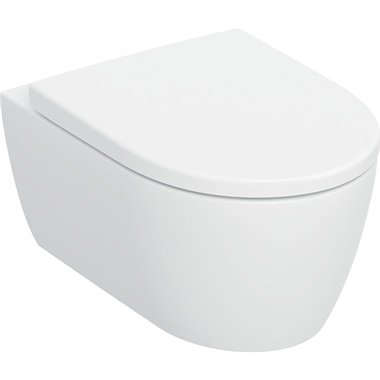 Geberit Icon fali wc, turboflush, zárt forma, lecsapódásgátlós ülőkével