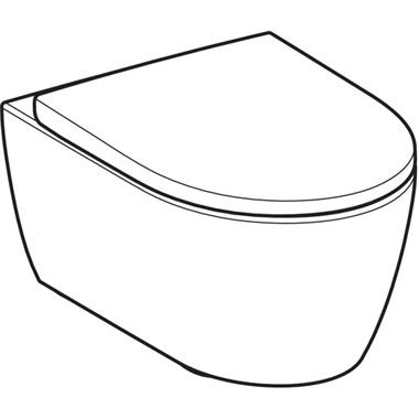 Geberit iCon fali WC mélyöblítésűzárt forma, TurboFlush, 53 cm, fehér