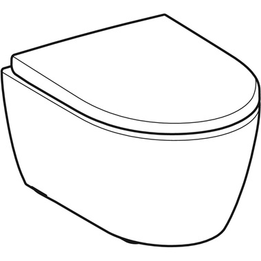 Geberit iCon fali WC ülőkével  35,5x33x49 cm, Rimfree, fehér