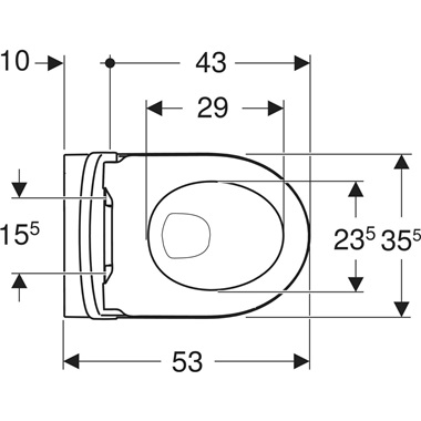 Geberit iCon fali WC mélyöblítésű készlet, zárt forma, Rimfree, WC-ülőkével Geberit iCon fali WC mélyöblítésű készlet, zárt forma, Rimfree, WC-ülőkével